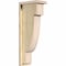 Ekena Millwork Alpine Rough Sawn Corbel w/Backplate, Douglas Fir, 6"W x 10"D x 26"H COR06X10X26ALP01RDF - alternate 1